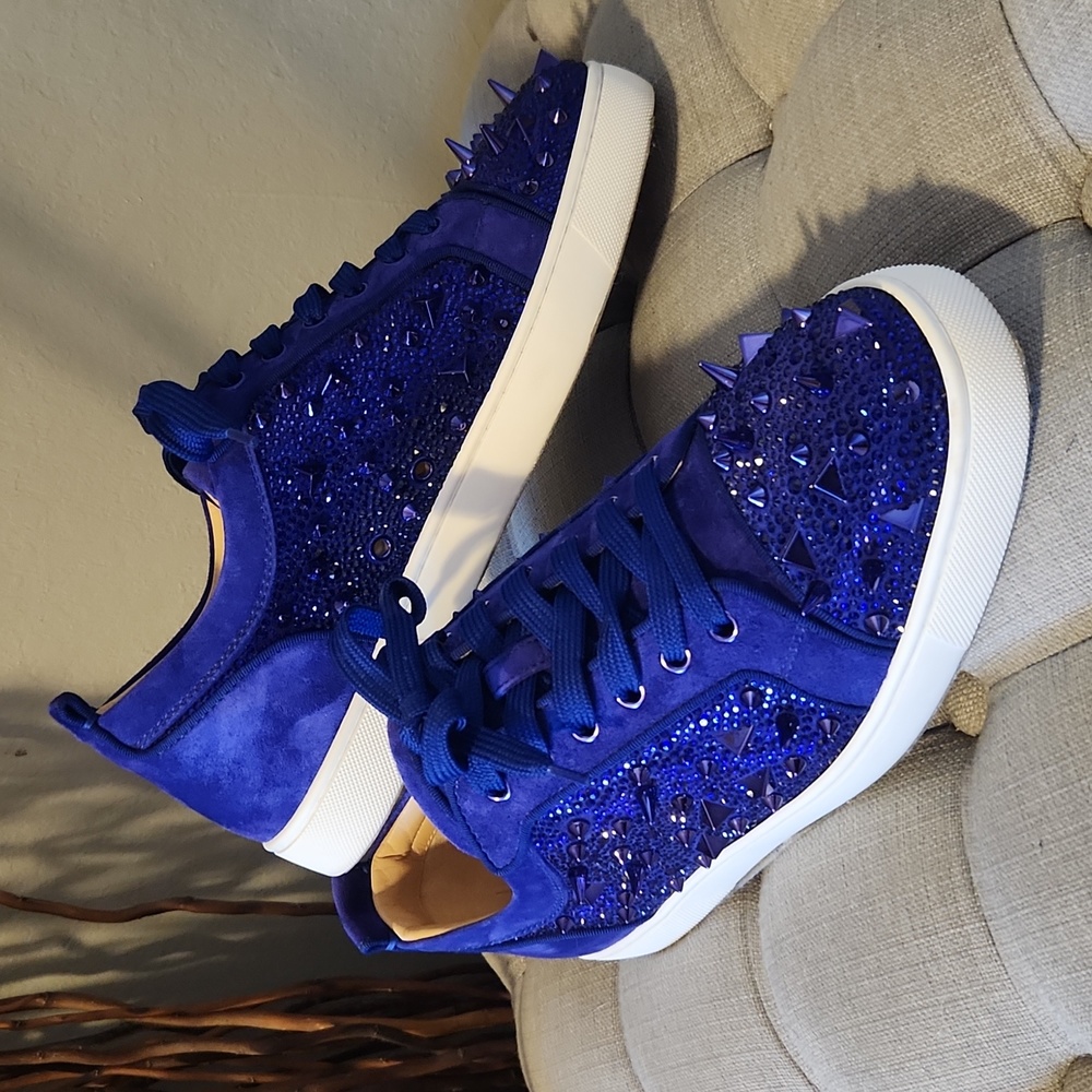Christian Louboutin Potpourri-2019 VIP custom order, navy blue, suede, 🔥